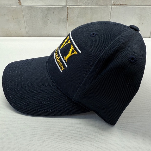 Navy U.S. Naval Academy Baseball Hat Cotton Adjustable OS - Picture 2 of 7